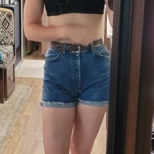 Vintage High Rise Lee Jean Shorts